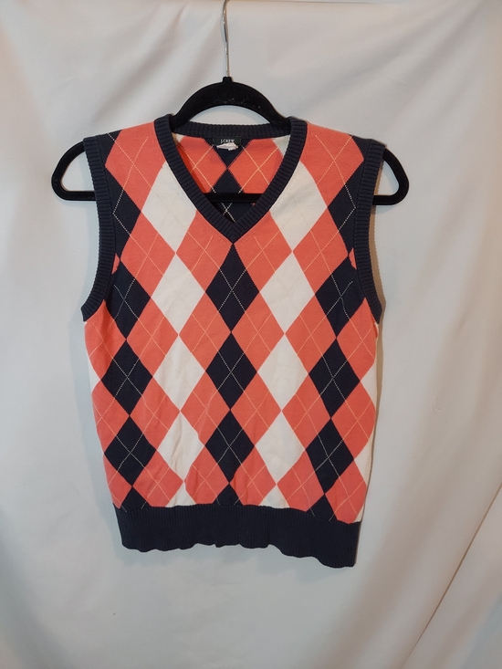 J. Crew Sweaters - J.Crew Vintage Preppy Argyle Knit V-Neck Sweater Vest